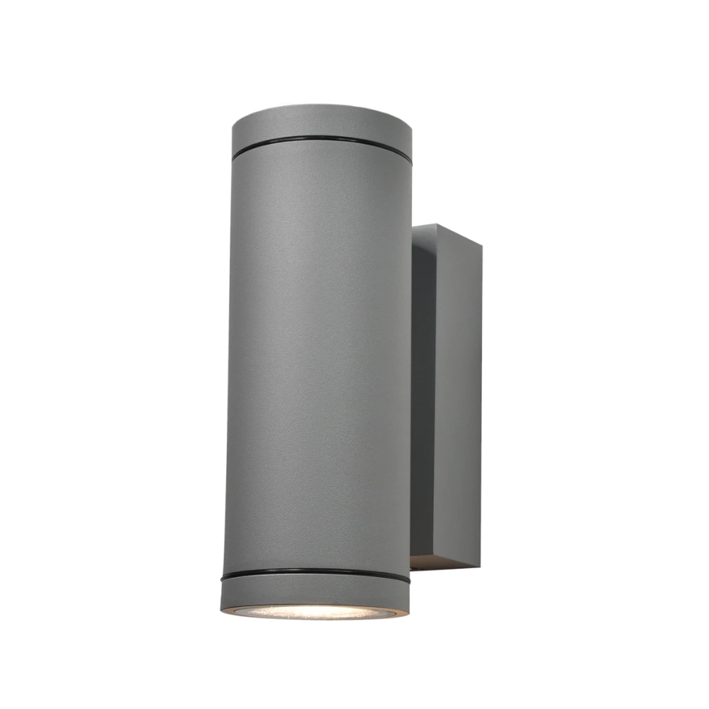 Væglampe Ivy II Lille GU10 10W 220-240V IP45/IP65 Grå Exaktor