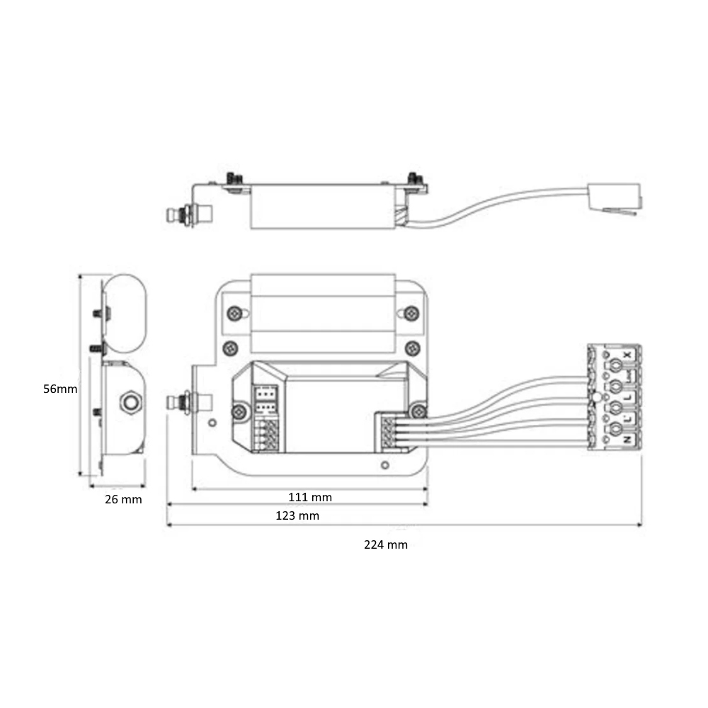 Nødlysmodul ISA 3W 230V Exaktor