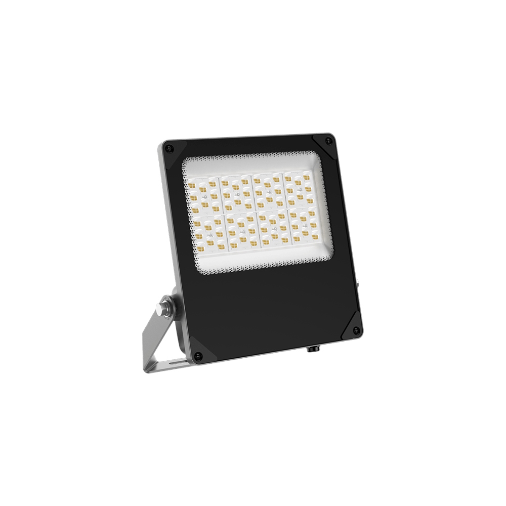 Udendørs Projektør Asymmetrisk G2 M 2CCT 100W 240V 7700-14700lm IP66 Sort Exaktor