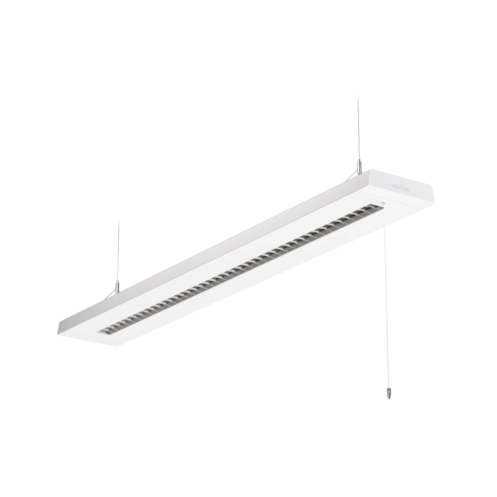 Light One Nedhængt Kontorarmatur CCT Dæmpbar 1 Trækledning 38W 220-240V IP20 Hvid Solar Light