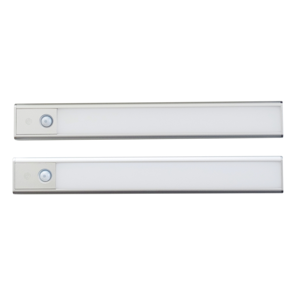 Lysstribe LED Bevægelsesstyret Genopladelig 30cm 2stk Sunmatic