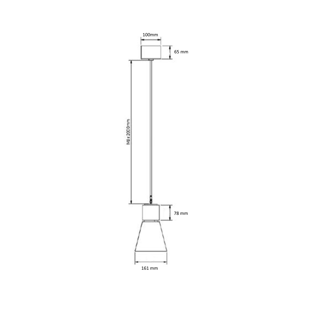 Stormbell Pendel 80 Slim 930 Dali 12W 1369lm 3000K IP20 Hvid Solar Light