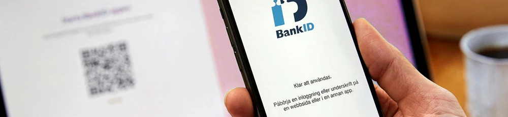 Tvåfaktorsautentisering med BankID på alla våra kreditalternativ