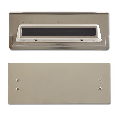 Postkasse Med Bagdør 4 Nikkel 45-49mm Habo 11811