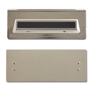 Postkasse Med Bagdør 4 Nikkel 45-49mm Habo 11811