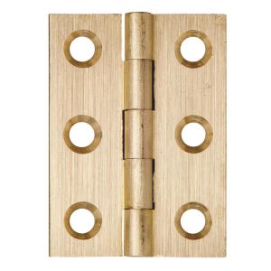 Plåtgångjärn 4001 50mm Mässing 2stx5pak Bårebo 811714