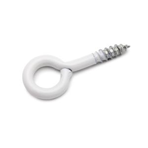 Skrueøje 16x6mm Hvidlakeret 3stkx5pakke​ Bårebo ​154082