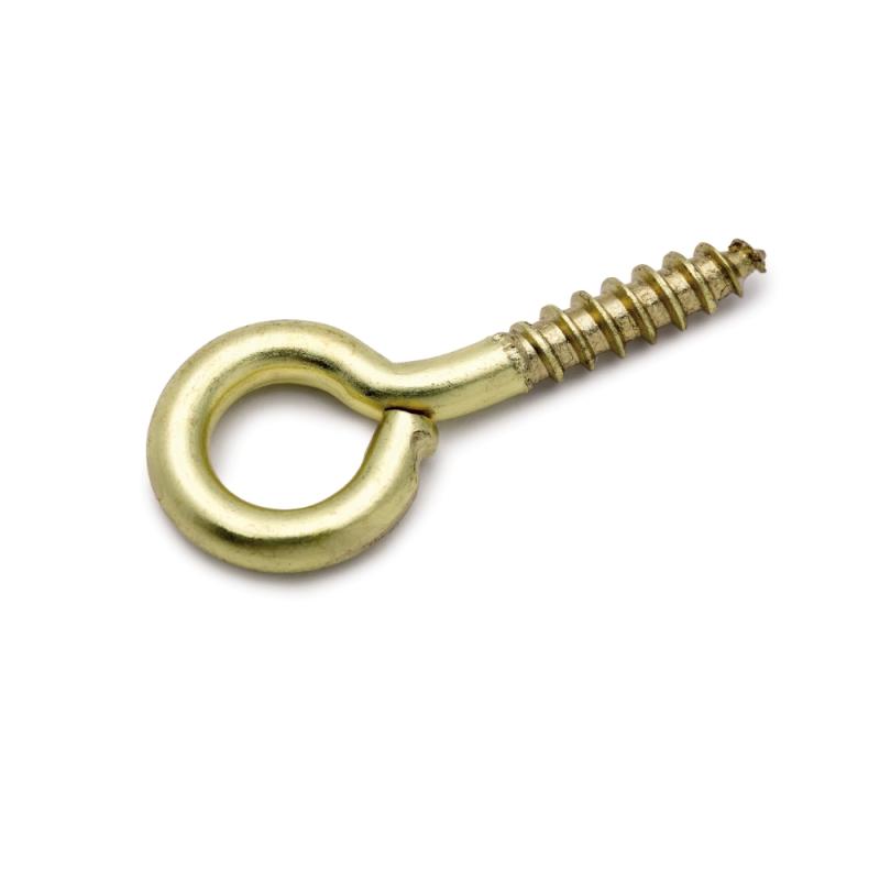 Skrueøje 9x4mm Messing 10stkx5pakke Bårebo154052
