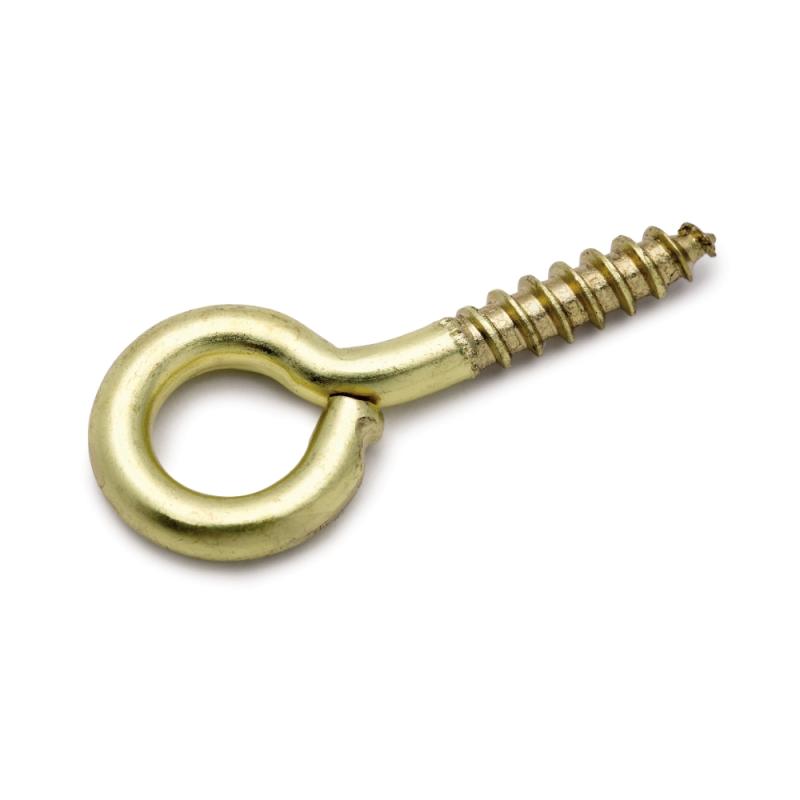 Skrueøje 12x6mm Messing 10stkx5pakke Bårebo ​154062