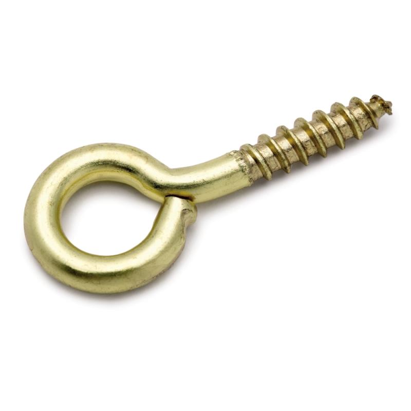 Skrueøje 20x8mm Messing 5stkx5pakke Bårebo ​154073