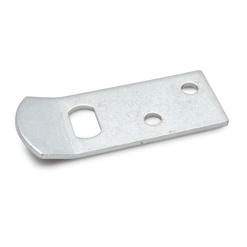 Endeplade Lige Til BS-Lås 120x50mm Bårebo 731341