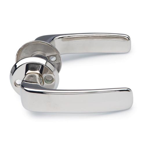 Dörrtrycke A440n Förnicklad Mässing Bårebo 744711