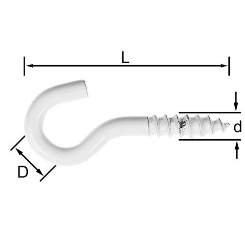 LAMPKROK ART23 VIT 75MM 2ST