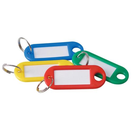 Nøglering Assorterede Farver 4stkx10pakke​ Bårebo 791216