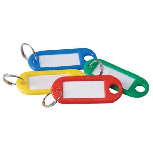 Nøglering Assorterede Farver 4stkx10pakke​ Bårebo 791216