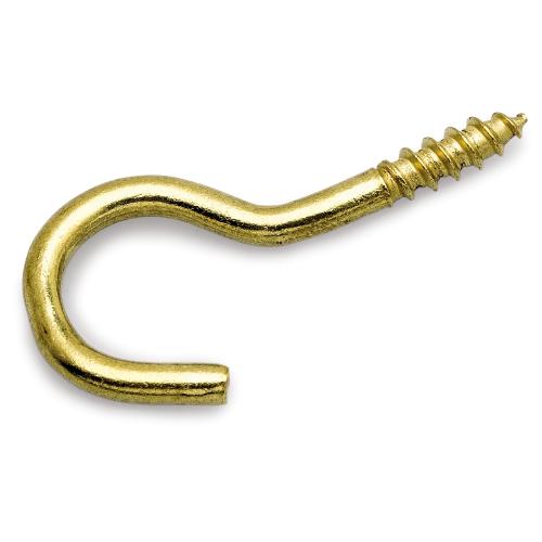 Skruekrog Art 11 50mm Messing 5stkx5pakke Bårebo 154194