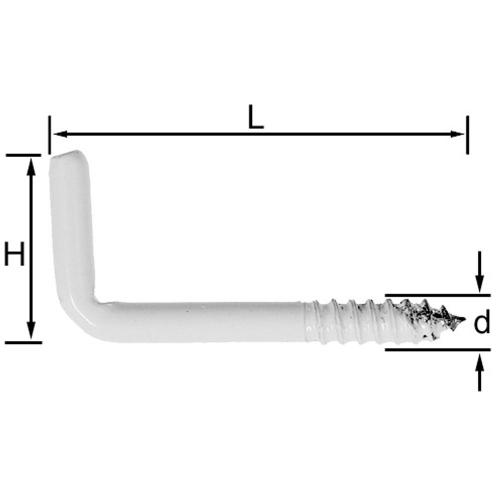 VINKELKROK ART7 VIT 50MM 3ST