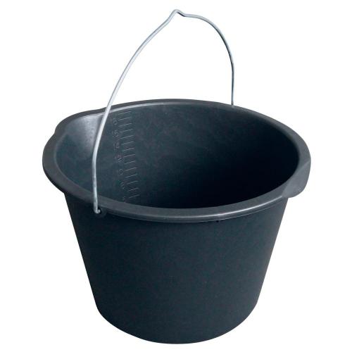 MURBRUKSHINK PLAST 20L SVART