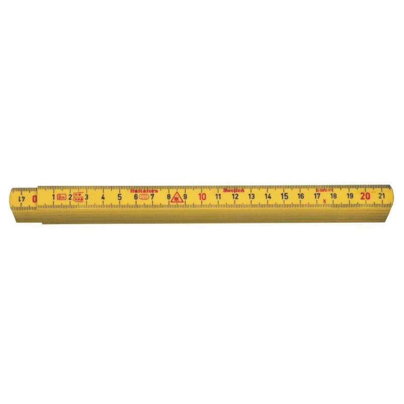Meterstock G59-1-6, 1m, Gul, 10st, Hultafors