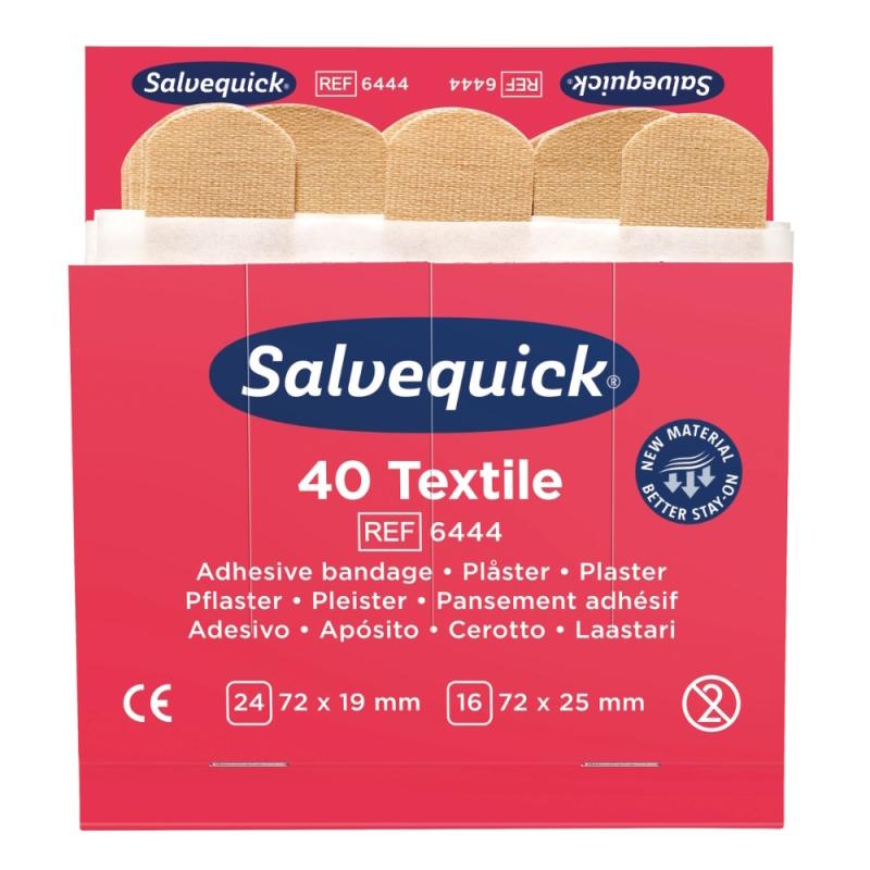 Plastre Textil F, Automatisk, Salvequick