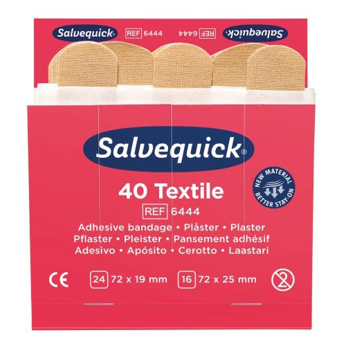 Plastre Textil F, Automatisk, Salvequick