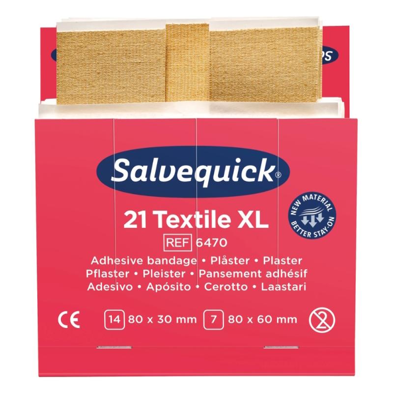 Plastre Textil XL, Refill, Salvequick