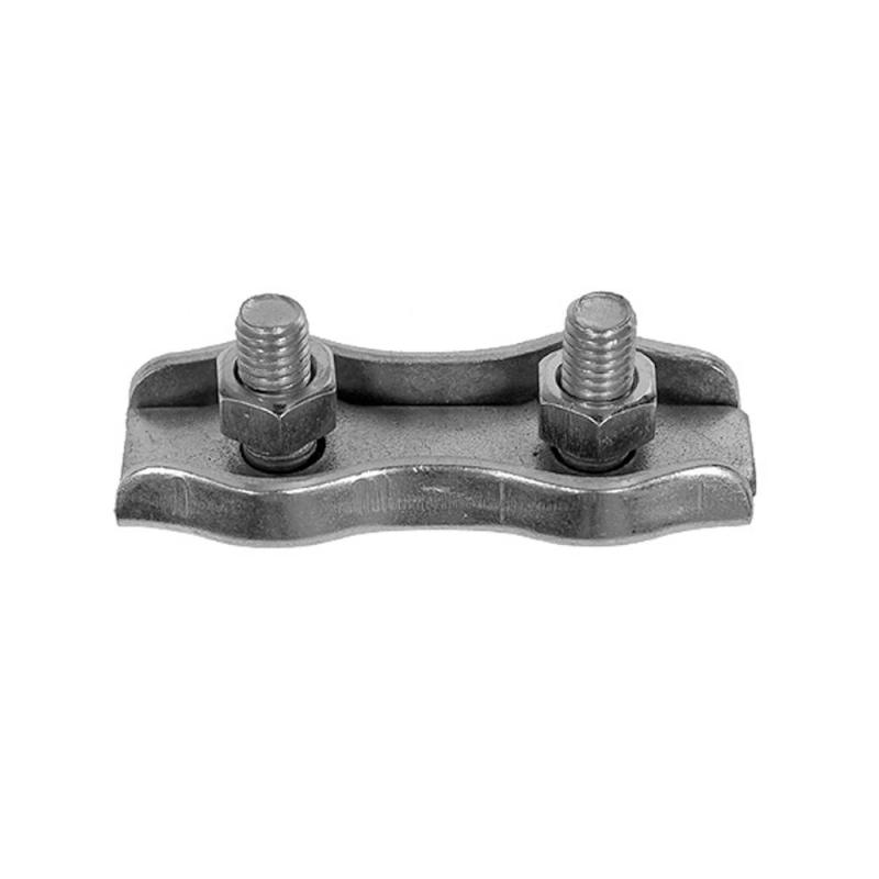 Reblås/Låseplade Til Stålreb 2mm Galvaniseret 4stkx5pakke​ Bårebo 261786