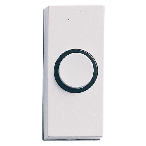 Dørtrykknap Sesam 55x24x18mm Hvid Friedland