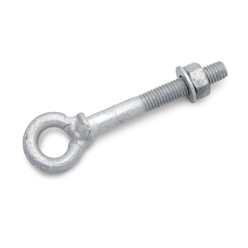 Øjebolt Med Møtrik M6 Varmgalvaniseret 5stk Bårebo ​264206