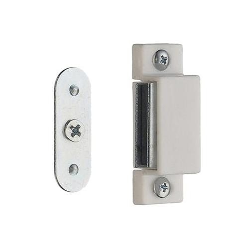 Magnetisk Lås Hvid 10stk Beslagsboden B301/10