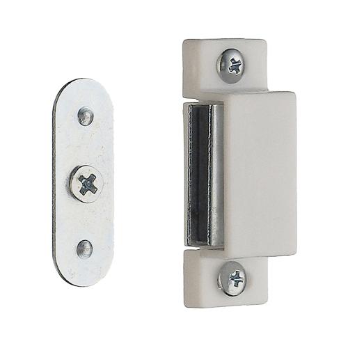 Magnetisk Lås Hvid 2stk Beslagboden B301