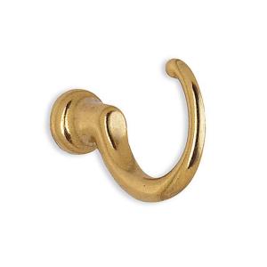 Enkelkrok 28mm Polerad Mässingsfinish 10Par Beslagsboden B231