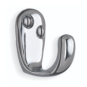 Enkelkrok Polerad Krom 10st Beslagsboden BK245