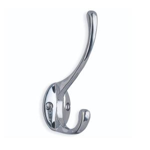 Hattkrok 110mm Polerad Krom 10st Beslagsboden BK247