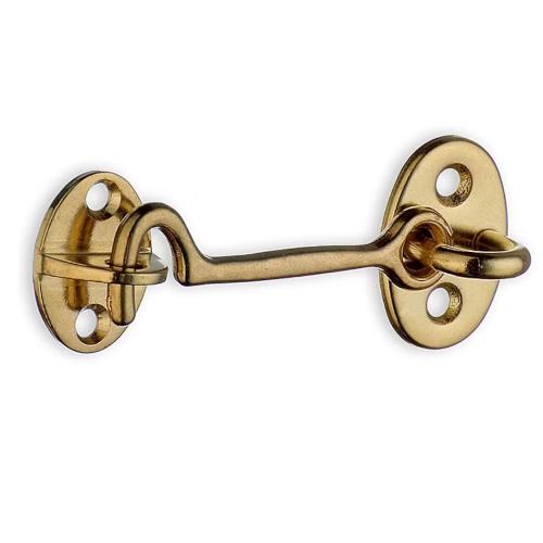 Hyttelås 75mm Poleret Messing Beslagboden B295