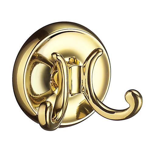 Dobbeltkrog Villa 70mm Poleret Messing Smedbo V256