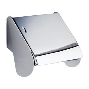 Beslagsboden Toilet Paper Holder With Lid, Polished Chrome - B440K