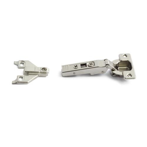 Self-Closing Hinge 555, Steel, Nickel-Plated, 2pcs, Habo 95448