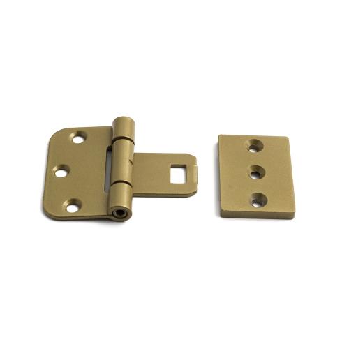 Hinge 2465, Symmetrical Gold Epoxy, 2pcs, Habo 46110