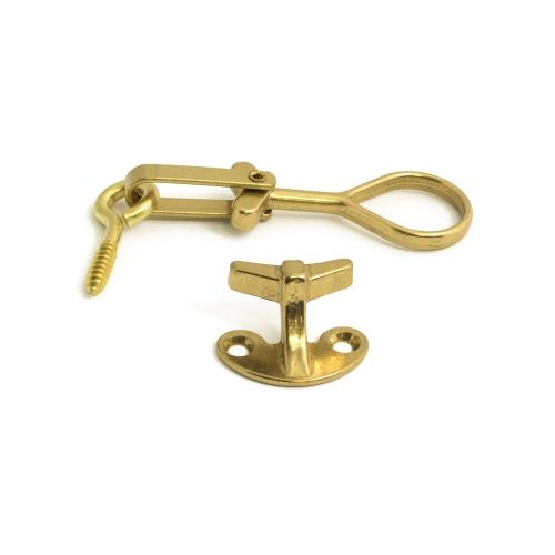 Vindueslås 280 Poleret Messing, 2stk, Habo 12039