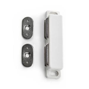 Magnetic Lock 2x4kg 2028 White Plastic, Habo 45005