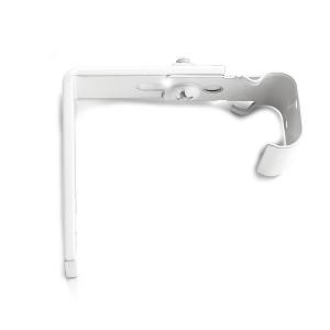 Wall Bracket, C-Profile, 3122-5, White, 100mm, 2pcs, Habo 32615