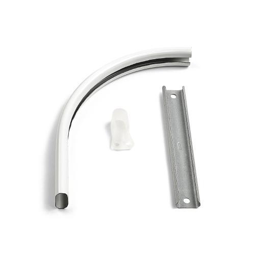 Returbøjning C-Profil 3165-5, Hvid, Habo 32961