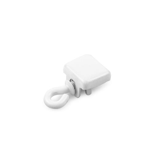 End Stop U-Profile 265, White, 2pcs, Habo 31849