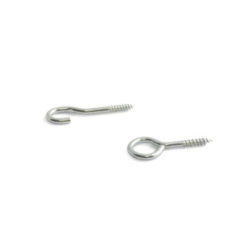 Gardin Spiral Krog Og Løkke 807, Nikkel, 20stk, Habo 32763