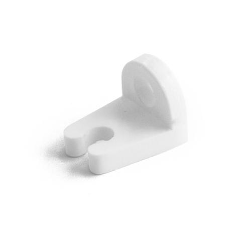 Stånghållare 1512-5, 15x19mm, Vit, 2st, Habo 31187