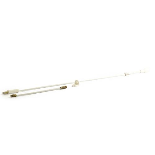 Vridstång 1511-5, 500mm, Vit, Habo 31112