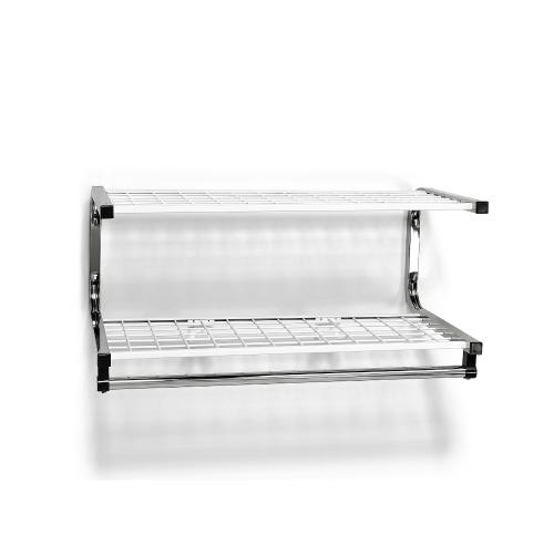 Hattehylde 7000, 600mm Hvid/Nikkel, Habo 47571