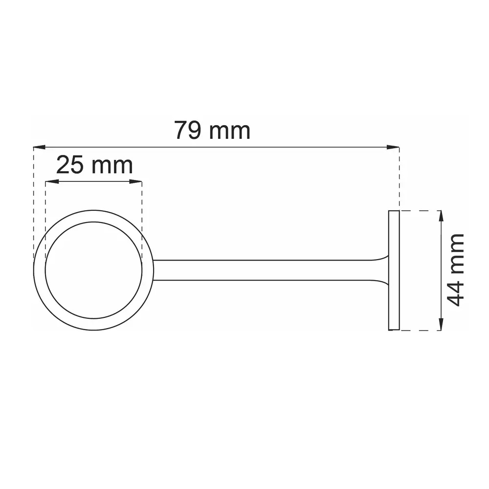 Rörhållare Öppen 759-M5 100st Aluminium Habo 21295