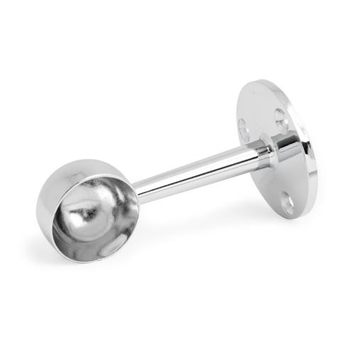 Rørholder Lukket Model 759 Krom 2stk, Habo 42796